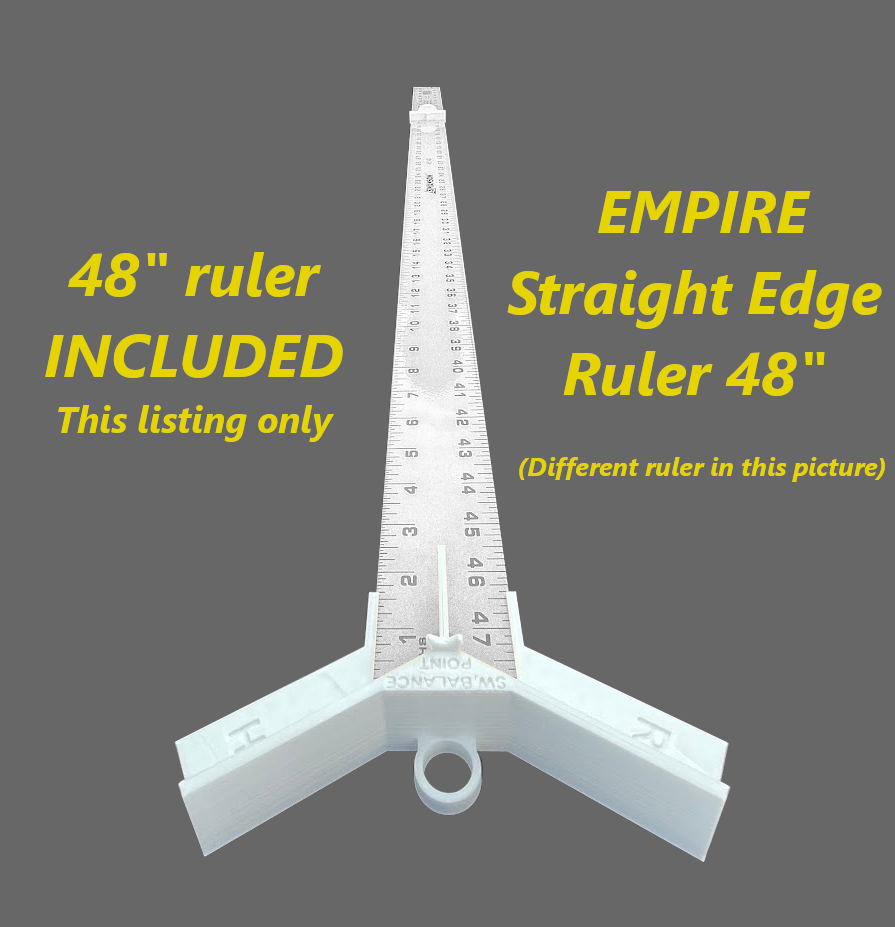 Best Fit Ruler Golf Club Ruler - Fitting Tool Club Length, Swing Weight - EMPIRE RULE ...