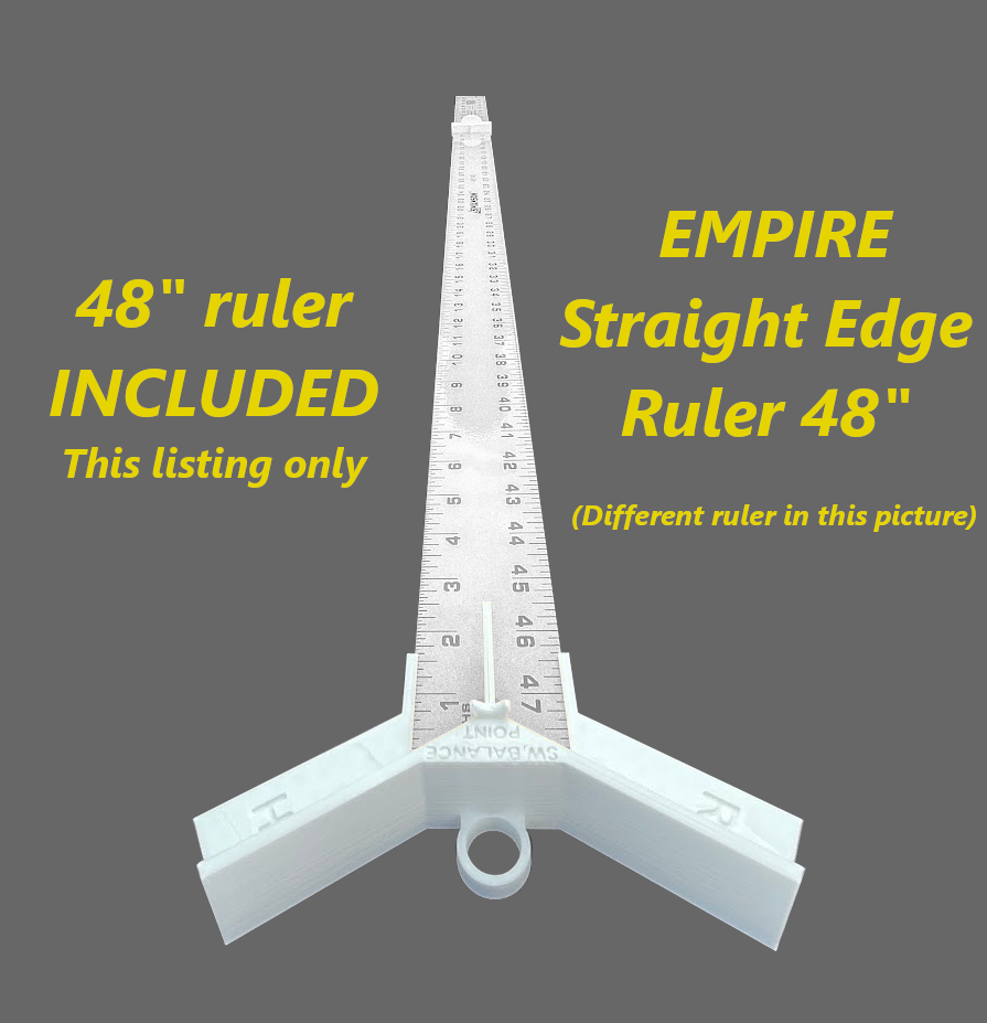 Golf Club Ruler - Fitting Tool Club Length, Swing Weight - EMPIRE RULER INCLUDED