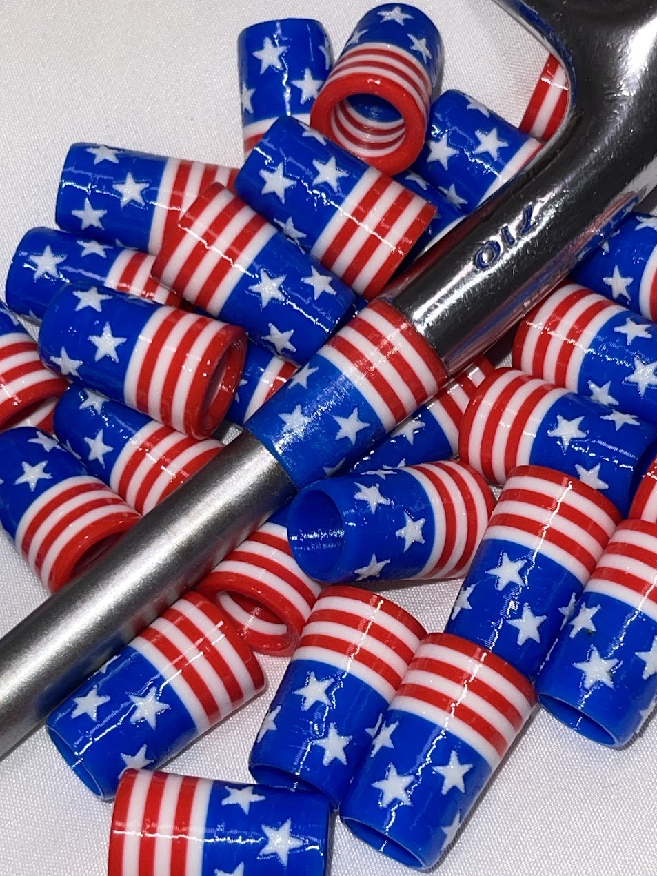 Stars & Stripes Ferrules | 15 Pack