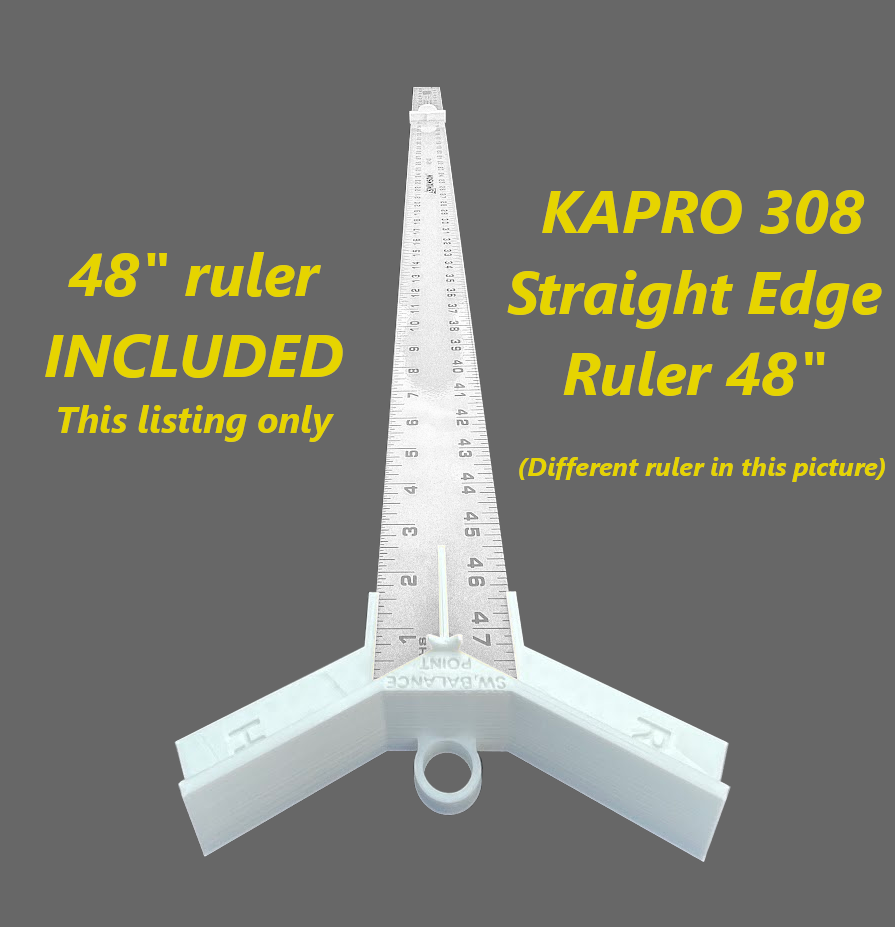 Golf Club Ruler - Fitting Tool Club Length - Swing Weight - KAPRO RULER INCLUDED