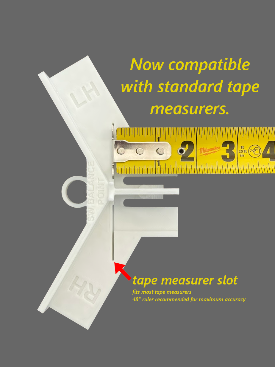 Golf Club Ruler - Fitting Tool Club Length - Swing Weight - KAPRO RULER INCLUDED